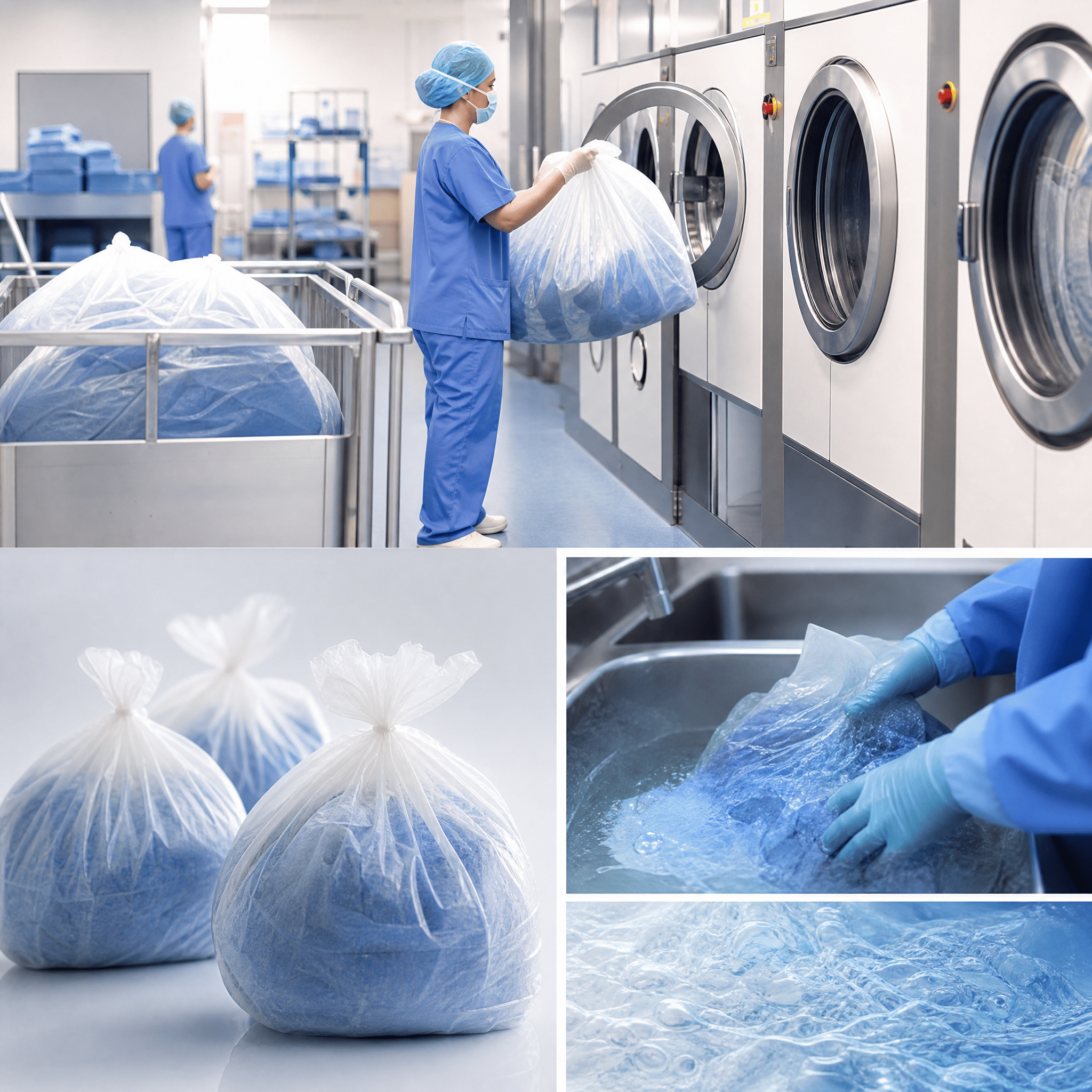 Medical Water-Soluble Laundry Bag Медицинский водорастворимый мешок для стирки